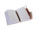 Pink Color of Shadow Handmade Leather Journal Blank Book Note Book Travel Book Dairy